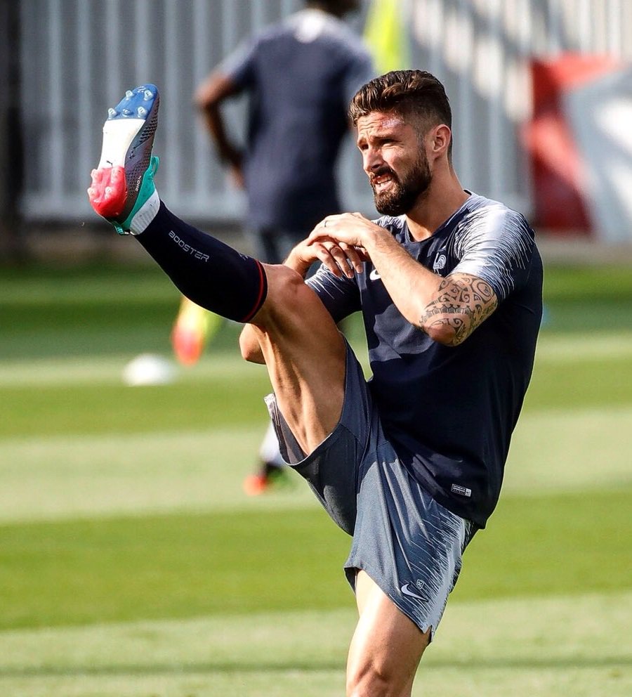 Olivier Giroud Receives Special Puma One France 2018 World Cup